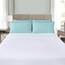 Utopia Bedding Queen-Kissenbezüge – 4er-Pack – Hotelverschluss – weicher, gebürsteter Mikrofaserstoff – schrumpf- und farbecht, Kissenbezüge, Queen-Size-Größe 20 X 30 Inches (Spa-Blau)