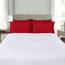 Utopia Bedding Queen-Kissenbezüge – 4er-Pack – Hotelverschluss – weicher, gebürsteter Mikrofaserstoff – schrumpf- und farbecht, Kissenbezüge, Queen-Size, 20 X 30 Inches (rot)