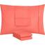 Utopia Bedding King-Size-Kissenbezüge – 4er-Pack – Hotelverschluss – weicher, gebürsteter Mikrofaserstoff – schrumpf- und farbecht, Kissenbezüge, Kingsize, 20 X 40 Inches (Koralle)