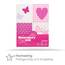 Bloomsbury Mill - Bettwäsche 200 x 200 cm Herzen & Schmetterlingen für Kinder – Doppelbett Bettwäscheset für Mädchen – Rosa & Lila Wendebettwäsche und 2 Kissenbezug Set