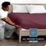 Bare Home Spannbettlaken für Doppelbett – Premium 1800 ultraweiche Mikrofaser – ultraweich, knitterfrei – tiefe Tasche – 35 cm tief – Doppelbett-Spannbetttuch (Doppelbett, Burgunderrot)