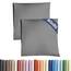Kissenbezüge 80x80 cm Dunkelgrau im 2er-Pack - Weiche Kopfkissenbezüge aus Mikrofaser - Atmungsaktive, pflegeleichte und knitterfreie Kissenhüllen - Maschinenwaschbar mit Hotelverschluss - Oeko-TEX