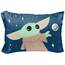 Star Wars The Mandalorian Hello Grogu 1 Single Reversible Pillowcase - Double-Sided Kids Super Soft Bedding (Official Star Wars Product)