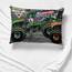 Jay Franco Monster Jam Grave Finish Line 1 Wende-Kissenbezug mit Grab Bagger, Megalodon und El Toro Loco, doppelseitig, superweiche Kinderbettwäsche