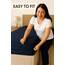 NIYS Luxury Bedding Feinste Spannbettlaken aus 100 % ägyptischer Baumwolle, 25 cm, Kingsize, Marineblau