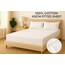 NIYS Luxury Bedding Spannbettlaken aus feinster 100 % ägyptischer Baumwolle, 25 cm, in 15 Farben (Weiß, Einzelbett + Kissenbezüge)