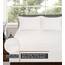 RUVANTI Bettlaken aus 100% Baumwolle für Queen-Size-Bett, knusprig, kühlendes Perkal-Bettlaken, atmungsaktiv und langlebig, Queen-Size-Bettlaken-Set, Tiefe Tasche 38,1 cm, gebrochenes Weiß, 4-teilig