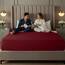 Utopia Bedding Queensize-Spannbetttuch mit extra tiefen Taschen, passend für Matratzen bis zu 53,3 cm, schrumpf- und farbbeständig, pflegeleicht, nur 1 Spannbetttuch mit tiefen Taschen, Burgundrot