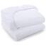 Utopia Bedding Spannbettlaken für Doppelbett, weiche gebürstete Mikrofaser, Tiefe Taschen, Rundumgummi, Weiß, 02 Stück