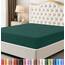 Utopia Bedding Spannbettlaken für King-Size-Bett, Tiefe Taschen, weiche Mikrofaser, schrumpft und lichtbeständig, pflegeleicht, nur 1 Spannbetttuch, Smaragdgrün