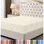 Utopia Bedding Queen Spannbettlaken, Unterlaken, Tiefe Taschen, Weiche Mikrofaser, Schrumpf- und Lichtbeständig, Pflegeleicht, 1 Spannbettlaken (Elfenbein)