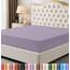 Utopia Bedding Queensize-Spannbettlaken, Tiefe Taschen, weiche Mikrofaser, schrumpft und lichtbeständig, pflegeleicht, nur 1 Spannbetttuch (Lavendel)