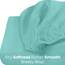 Utopia Bedding Spannbetttuch – Bettlaken – Tiefe Tasche – weiche Mikrofaser – schrumpf- und lichtbeständig – pflegeleicht – nur 1 Spannbetttuch (Spa-Blau)