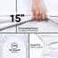 Utopia Bedding Spannbettlaken für Doppelbett, weiche gebürstete Mikrofaser, tiefe Taschen, schrumpffrei und lichtbeständig, pflegeleicht, Großpackung mit 24 Stück (Weiß)