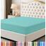 Utopia Bedding Spannbettlaken für Doppelbetten – Bettlaken – Tiefe Tasche – weiche Mikrofaser – schrumpf- und lichtbeständig – pflegeleicht – nur 1 Spannbetttuch (Spa-Blau)