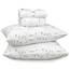 RUVANTI 100% Baumwolle, 4-teiliges Flanell-Bettlaken, Queen-Size, Tiefe Tasche, warm, super weich, atmungsaktiv, feuchtigkeitsableitend, Spannbetttuch, 2 Kissenbezüge – cremeweiße Blume