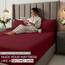 Utopia Bedding Kingsize-Spannbetttuch mit extra tiefen Taschen, passend für Matratzen bis zu 53,3 cm, schrumpf- und farbbeständig, pflegeleicht, nur 1 Spannbetttuch mit tiefen Taschen, Burgundrot