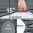 Utopia Bedding Cal King Spannbetttuch – Bettlaken – Tiefe Tasche – weiche Mikrofaser – schrumpft und verblasst Nicht, pflegeleicht, nur 1 Spannbetttuch (grau)
