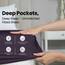 Utopia Bedding Spannbetttuch, Tiefe Tasche, weiche Mikrofaser, schrumpft und lichtbeständig, pflegeleicht, nur 1 Spannbetttuch, Violett