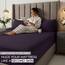 Utopia Bedding Kingsize-Spannbetttuch mit extra tiefen Taschen, passend für Matratzen bis zu 53,3 cm, schrumpf- und farbbeständig, pflegeleicht, nur 1 Spannbetttuch mit tiefen Taschen, Lila