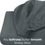 Utopia Bedding Cal King Spannbetttuch – Bettlaken – Tiefe Tasche – weiche Mikrofaser – schrumpft und verblasst Nicht, pflegeleicht, nur 1 Spannbetttuch (grau)