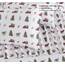 RUVANTI 100% Baumwolle, 4-teiliges Flanell-Bettlaken, Queen-Size, Tiefe Tasche, warm, super weich, atmungsaktiv, feuchtigkeitsableitend, Spannbetttuch, 2 Kissenbezüge – Jingle Bell