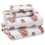 RUVANTI Flanell-Bettwäsche-Sets für Queen-Size-Bett, 100 % gebürstete Baumwolle, tiefe Taschen, 40,6 cm (passend für bis zu 45,7 cm), für alle Jahreszeiten, atmungsaktiv und superweich, warm und