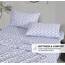 Ruvanti 100% Cotton 4 Piece Flannel Sheets Queen Snow Flake Print Deep Pocket -Warm-Super Soft - Breathable Moisture Wicking Flannel Bed Sheet Set Queen Include Flat Sheet, Fitted Sheet 2 Pillowcases