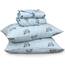 RUVANTI Flanell-Bettlaken-Sets für Queen-Size-Betten – 100 % Baumwolle, gebürstetes Flanell-Bettwäsche-Set – tiefe Taschen 40,6 cm (passend für bis zu 45,7 cm) – für alle Jahreszeiten atmungsaktiv und