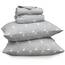 Ruvanti 100% Baumwolle, 4-teiliges Flanell-Bettlaken, volle Tasche, warm, super weich, atmungsaktiv, feuchtigkeitsableitend, volle Größe, Spannbetttuch, 2 Kissenbezüge – Braunes Hirsch
