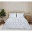 RUVANTI 100% Baumwolle, 4-teiliges Flanell-Bettlaken für King-Size-Bett, Tiefe Tasche, warm, super weich, atmungsaktiv, feuchtigkeitsableitend, Spannbetttuch, 2 Kissenbezüge – ganz grau