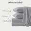 RUVANTI Bettlaken-Set, 100% Baumwolle, Flanell, Lunar Grey