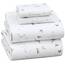 Ruvanti 100 % Baumwolle, 4-teiliges Flanell-Bettlaken, King-Size-Bett, tiefe Tasche, warm, super weich, atmungsaktiv, feuchtigkeitsableitend, Spannbetttuch, 2 Kissenbezüge – Liberty