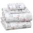 RUVANTI Flanell-Bettlaken-Sets für King-Size-Betten – 100% Baumwolle, gebürstetes Flanell-Bettwäsche-Set – Tiefe Taschen 40,6 cm (passend für bis zu 45,7 cm) – alle Jahreszeiten atmungsaktiv und