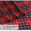 Ruvanti 100 % Baumwolle, 4 Stück, Flanell-Bettlaken, Kingsize-Bett, tiefe Tasche, warm, super weich, atmungsaktiv, 2 Kissenbezüge, rot kariert