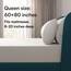 Niagara Sleep Solution Queen wasserdichte Matratzenauflagen-Schutzhülle, Tiefe Tasche, 60 x 80, atmungsaktiv, geräuschlos, 8–20 Zoll, Bett, glattes Jersey, Matratzenauflagen-Abdeckung