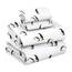 RUVANTI 100% Baumwolle, 4-teiliges Flanell-Bettlaken-Set, California King, Tiefe Tasche, warm, super weich, atmungsaktiv, feuchtigkeitsableitend, Flanell-Bettlaken-Set, Balance, kariert, Braun