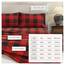Great Bay Home Flanell-Bettwäsche-Set, Queen-Size-Größe, 100 % türkische Baumwolle, doppelt gebürstet, bedruckt, ultraweich, gemütlich, 4-teiliges Bettwäsche-Set (Büffelkaro, Rot/Schwarz)