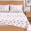 Great Bay Home 100% türkische Baumwolle Twin Kids Holiday Flanell-Bettlaken-Set | Spannbettlaken mit tiefen Taschen, weiche Laken | warme Bettlaken, sanforisiertes und fusselfreies Flanell-Bettlaken