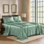 Satin Sheets King [4-teilig, Champagnergrün] Luxuriöses seidiges Hotel-Bettwäsche-Set, extra weiches 1800 Mikrofaser, knitterfrei, farbecht, schmutzabweisend, tiefes Spannbetttuch, Bettlaken