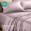 Satin Sheets King [4-teilig, Champagnerrosa] Luxuriöses seidiges Hotel-Bettwäsche-Set, extra weiches 1800 Mikrofaser, knitterfrei, farbecht, schmutzabweisend, tiefes Spannbetttuch, Bettlaken