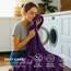 Pure Bedding Satin-Spannbettlaken, 4-teilig, violett, luxuriös, schmutzabweisend – Spannbettlaken mit tiefen Taschen, Bettlaken und Kissenbezügen