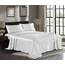 Pure Bedding Satin-Bettlaken für King-Size-Bett [4-teilig, weiß] luxuriös, schmutzabweisend – Spannbettlaken mit tiefen Taschen, Bettlaken und Kissenbezügen
