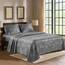 Satin Sheets California King [4-teilig, silberner Leopardenmuster] seidige Bettlaken, extra weiches 1800 Mikrofaser, knitterfrei, farbecht, schmutzabweisend – tiefes Spannbetttuch, Bettlaken