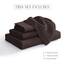 Elegant Comfort 4-teiliges Bettwäsche-Set, luxuriöse Bettwäsche aus 1500 Premium-Mikrofaser, Hotelqualität, rundum elastisch, 45,7 - 61 cm tiefes Spannbetttuch, extra tiefe Bettlaken, Kingsize, Braun