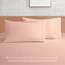 Elegant Comfort Luxus-Bettwäsche-Set, 4-teilig, 1500, hochwertige Mikrofaser, Rundumgummi, 45,7 - 61 cm tiefes Spannbetttuch, extra tiefe Bettlaken, Queensize, Blush Pink