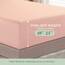 Elegant Comfort 4-teiliges Bettlaken-Set, luxuriöse Bettwäsche, 1500, hochwertige Mikrofaser, rundum elastisch, 45,7-61 cm tiefes Spannbetttuch, extra Tiefe Bettlaken, Twin/Twin XL, Blush Pink