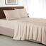 Elegant Comfort Luxuriöses 3-teiliges Bettwäsche-Set – luxuriöse Bettwäsche mit 1500 Fadenzahl, ägyptische Qualität Traditionell Full Creme-beige