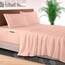 Elegant Comfort Luxus-Bettwäsche-Set, 4-teilig, 1500, hochwertige Mikrofaser, Rundumgummi, 45,7-61 cm tiefes Spannbetttuch, extra Tiefe Bettlaken, Kingsize, Blush Pink