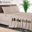 Elegant Comfort 4-teiliges Bettlaken-Set, luxuriöse Bettwäsche aus 1500 Premium-Mikrofaser, Hotelqualität, rundum elastisch, 45,7 - 61 cm tiefes Spannbetttuch, extra tiefe Bettlaken, Queen-Size-Bett,